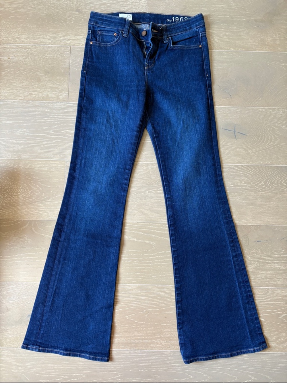 GAP Women's Dark Indigo Flared Jeans